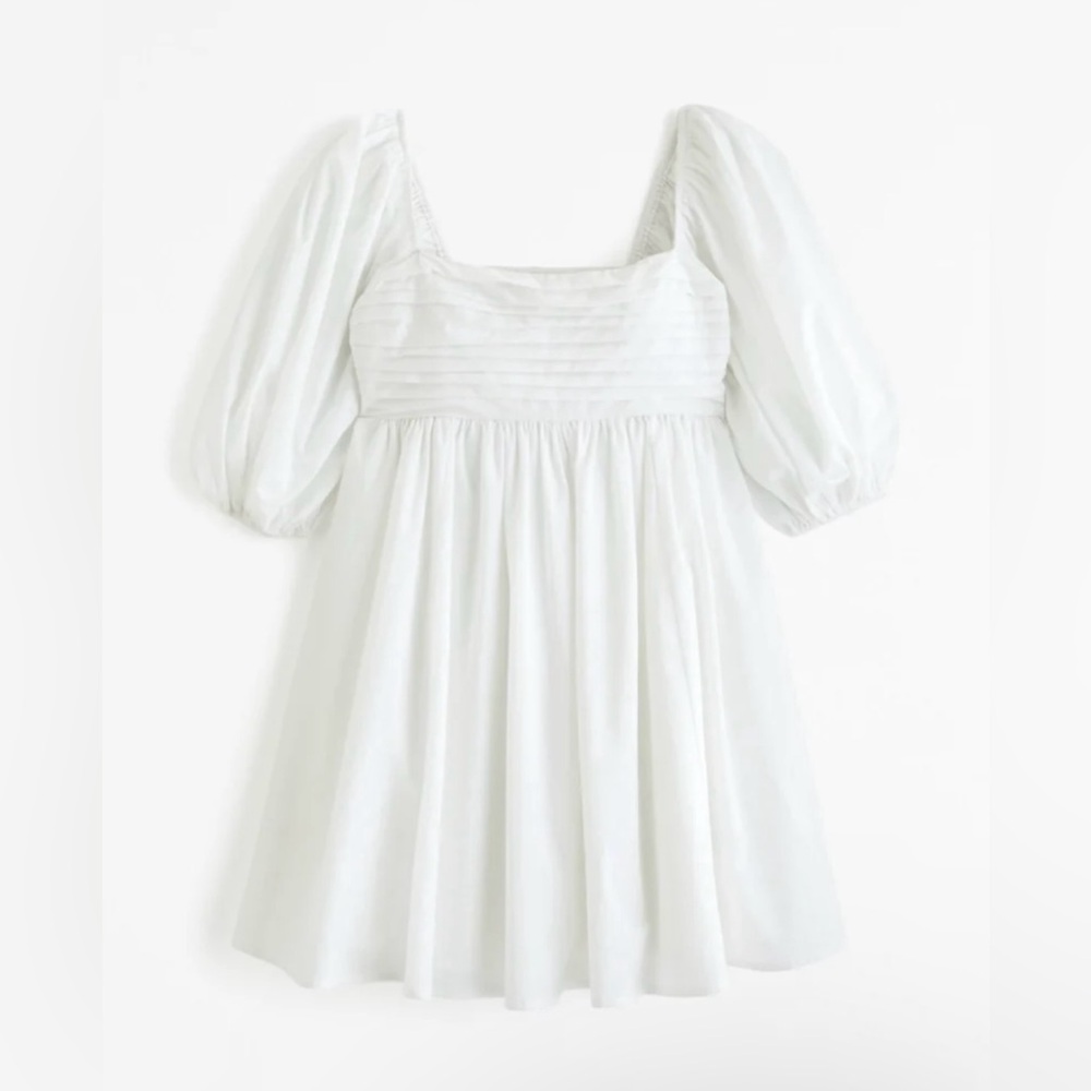 Abercrombie and Fitch Emerson Puff Sleeve Mini Dress | Size MT